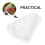 30Pcs Reusable Strawberry Protection Dome Clear Plastic Fruit Shield 5