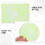 10Pcs Acrylic Lemon Bookmarks for Reading Green Fruit Page Markers Set 4