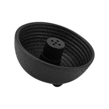 Sturdy Black Cast Iron Outdoor Incense Stand with Ash Tray