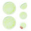 10Pcs Acrylic Lemon Bookmarks for Reading Green Fruit Page Markers Set 6