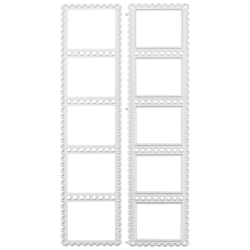 2Pcs Metal Crafting Dies Stamp Frame Cutter for Scrapbooking