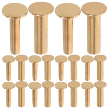 28Pairs Copper Handle Screws Rivets Kit for Kitchen Repair