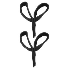 2Pièces Main Cuir Noir Protection Recurve Arc
