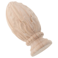 Ronde Trappaal Finials Beige Voor Hout En Metaal Leuning