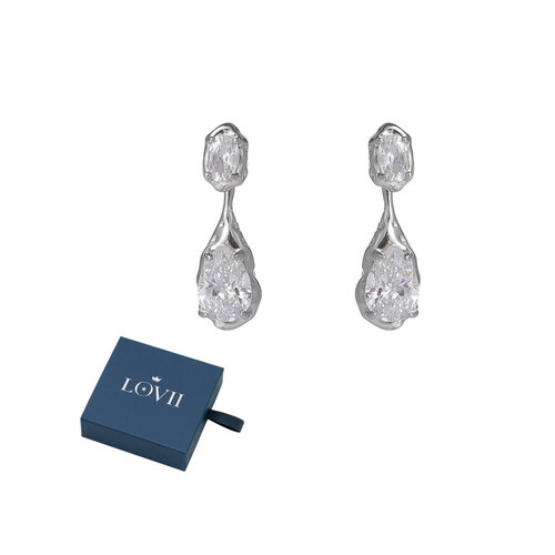Women's Crystal Drop Earrings Dangle Design