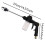 Variable Garden Hose Sprayer Including Comfortable Handle And 3