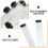 2Pcs PVC Golf Ball Display Tubes with Lid Protective Cases 4