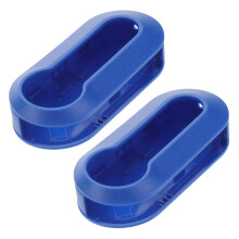 2Pièces Étui Clé Plastique Bleu Cover Protecteur Anti-Rayures