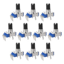 10Pièces Potentiomètres Doubles Vertical Pour Audio Piano