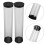 2Pcs PVC Golf Ball Display Tubes with Lid Protective Cases 7