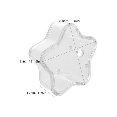 Transparent Acrylic Wind-Up Music Box Case with Precise Mechanism 1