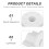 8Sets Plastic Metal Toilet Lid Fixing Nuts and Washers, Assorted Color 4