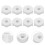 8Sets Plastic Metal Toilet Lid Fixing Nuts and Washers, Assorted Color 5