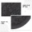 2Stk Antikes Han- -Muster, Schwarze Kulturelle Rubb-Schablone 4