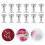 120Pcs Silver Miniature Plastic Offering Cups for Carnival and Wedding 6