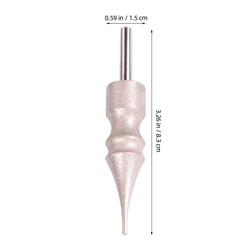 Ergonomic Silver Edge Polisher Bits Iron Burnishing Tool 1