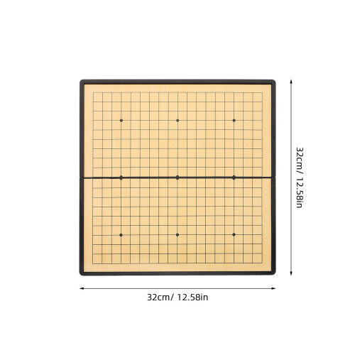 Beige Go Game Board for Teaching Travel Strategy Foldable Set 1