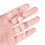 Ergonomic Silver Edge Polisher Bits Iron Burnishing Tool 7