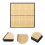 Beige Go Game Board for Teaching Travel Strategy Foldable Set 6