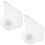 2Pcs Clear Acrylic Aquarium Ledge Shelves Suction Cup Plant Holders 10