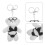 Multi Color Cute Stuffed Bear Keychain Plush Animal Decoration 10