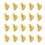 30Pcs Mini Heart Pushpins Gold Plastic Decorative Map Thumbtacks 6