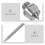 1Set Auto Spuitpistool Accessoire Kit Met Duurzame Alloy Nozzle Tips 5
