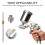 1Set Auto Spuitpistool Accessoire Kit Met Duurzame Alloy Nozzle Tips 6
