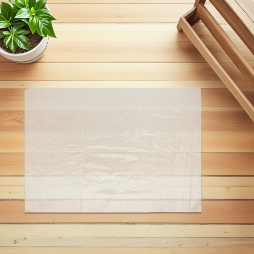 150Pcs Easy Replaceable Disposable Pet Cage Liners White Plastic Film 2