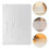 150Pcs Easy Replaceable Disposable Pet Cage Liners White Plastic Film 7