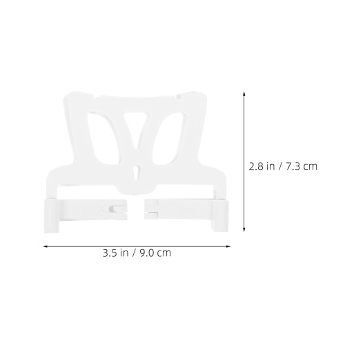 3Pcs Foldable Plastic Coffee Filter Stand White for Home & Travel 1