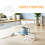 3Pcs Foldable Plastic Coffee Filter Stand White for Home & Travel 5