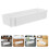 4St Wit PP Keuken Lade Organizer Set, Verstelbare Besteklade 11