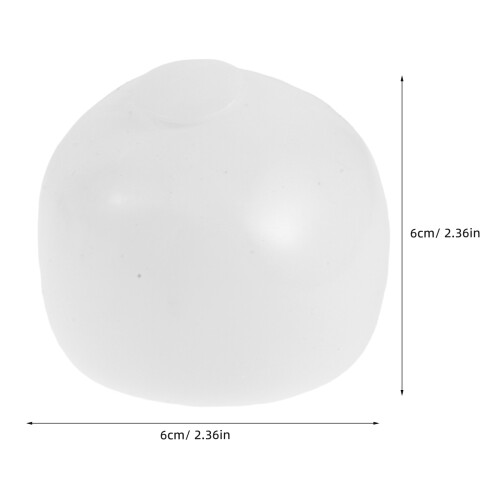 20St Wit Tpr Stressbal Met Stopper Voor DIY Sensorisch Speelgoed 1