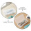 6Pcs Compact Plastic Nail Art Tools Carrying Case for Home Use 4