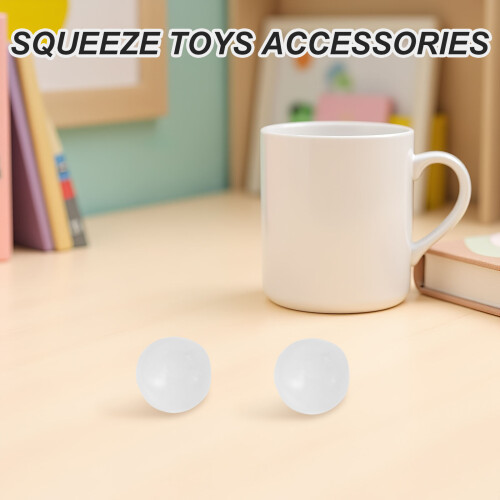 20St Wit Tpr Stressbal Met Stopper Voor DIY Sensorisch Speelgoed 2