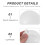 20St Wit Tpr Stressbal Met Stopper Voor DIY Sensorisch Speelgoed 4