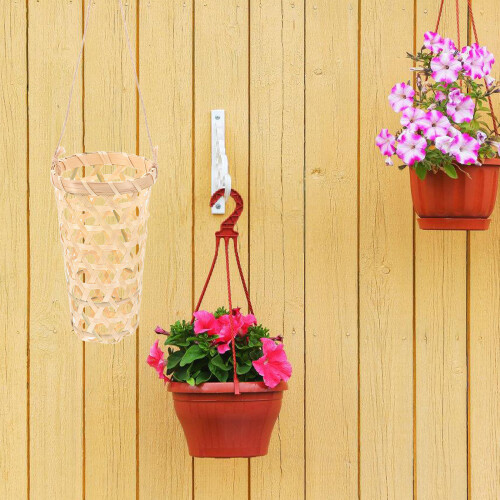 4St Multifunctionele Bamboe Wandmand Met Landelijke Boho Stijl 2