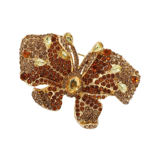 Broche papillon élégante pour un usage quotidien, des-Jaune