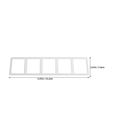 2Pcs Metal Crafting Dies Stamp Frame Cutter for Scrapbooking 1