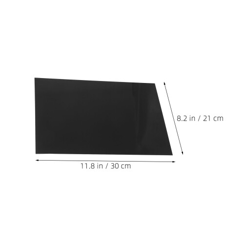 4Pièces Plaques Aluminium Noir 0,2mm Pour Gravure Laser DIY Précise 1
