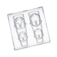 Pop Gezicht Siliconen Mal 3D Nail Art Sculptuur Mold Tool Nagels