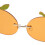 Orange Pc Sunglasses Unique Fruit Shape Festival Party Accessory 4
