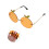 Orange Pc Sunglasses Unique Fruit Shape Festival Party Accessory 6