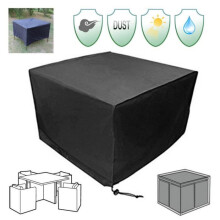 Schutzhülle – TEMPSA – Gartentisch – Wasserdicht – Reißfest – 115 x 115 x 74 cm