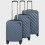 Luggage Set 3-Piece Blue - Cabin, Medium, Large 2