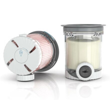 Lot de 2 pintes avec couvercles pour Ninja CREAMi Swirl NC700 – Rose, sans BPA, compatibles lave‑vaisselle