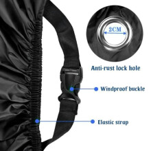 Funda para motocicleta - WELAN - XXXL - Impermeable - Resistente a la nieve - 295x110x140cm