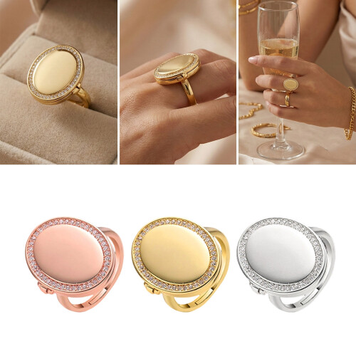Unique Oval Shape Ring with Concealed Compartment for-P 2