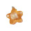 Relaxation Tool Keychain Light Up Button Stress Relief-Orange 1
